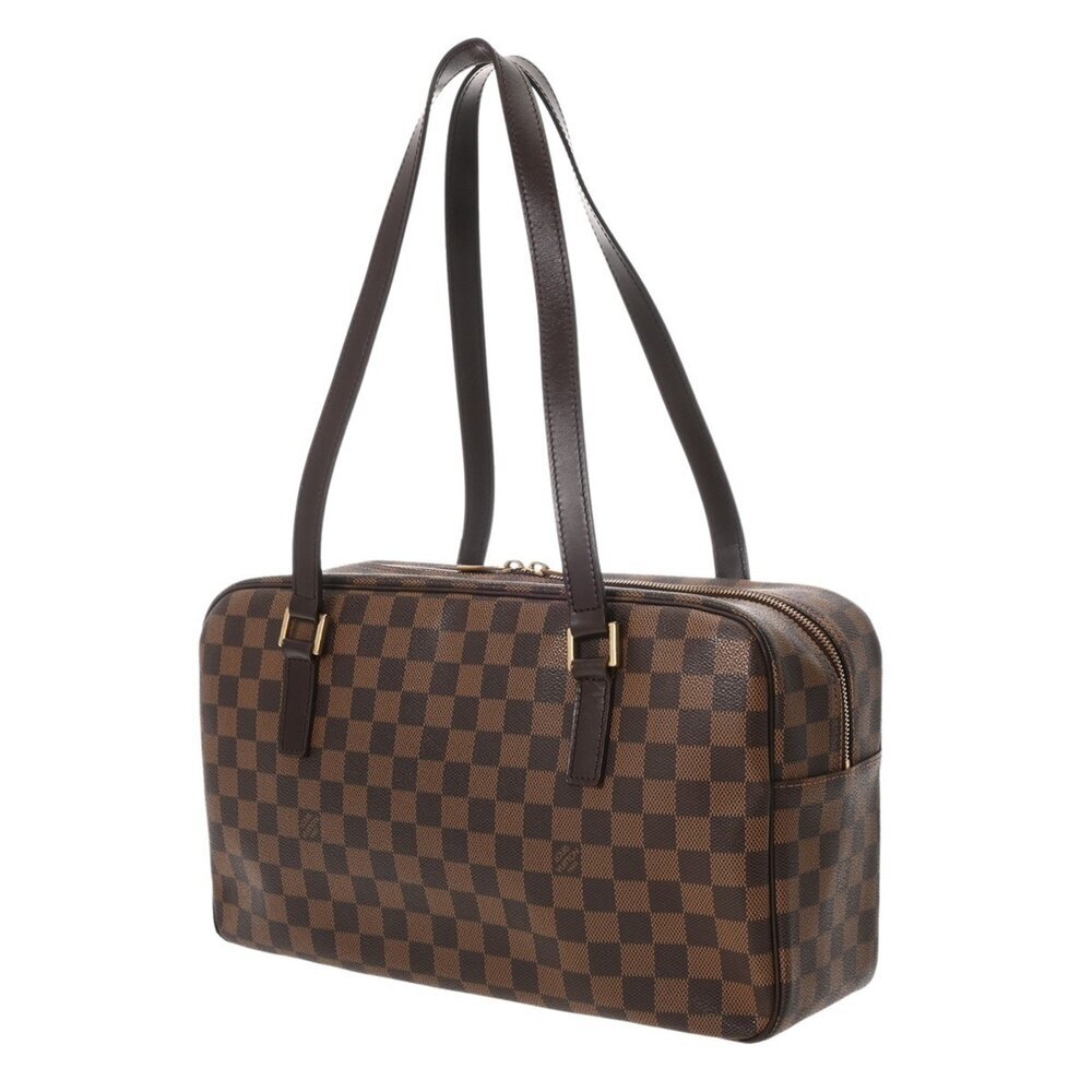 LOUIS VUITTON Authentic Brown Damier Canvas Shoulder Bag - Picture 3 of 11